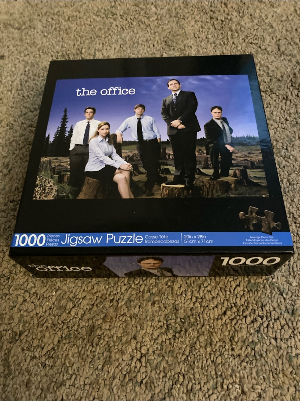 The Office 1000-Piece Jigsaw Puzzle - Blue